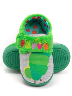 Sale Vanilla Underground Green The Hungry Caterpillar Velcro Loafer Slippers