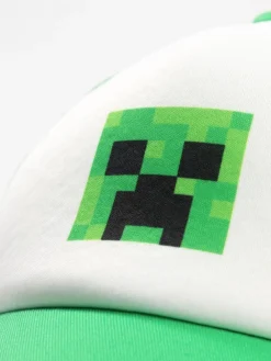 Vanilla Underground Green Minecraft Boys Green Creeper Snapback Curved Peak Cap^BOY Hats