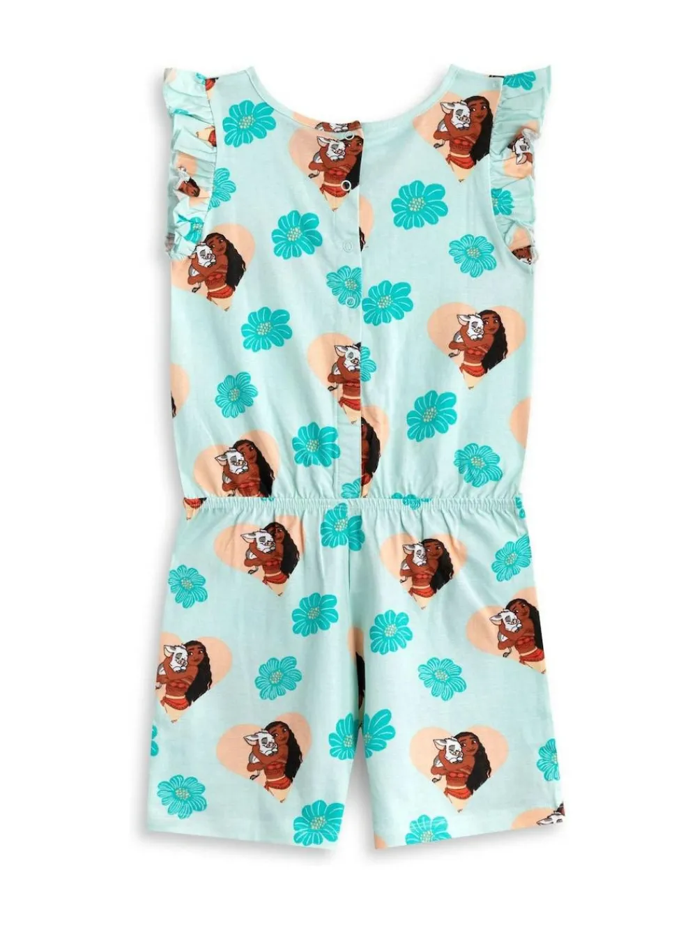 Hot Vanilla Underground Green Girls Disney Moana Sleeveless Playsuit
