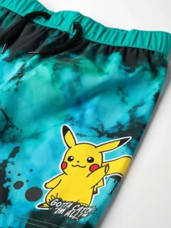 Vanilla Underground Green Boys Pokemon Pikachu Swim Shorts^BOY Swimwear