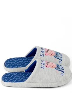 Vanilla Underground Grey Daddy Pig Mr Men Mr Lazy Slippers^ Slippers|Slippers