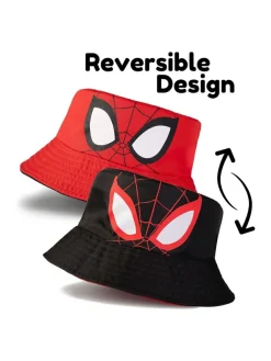 Vanilla Underground Multi Reversible Marvel Boys Bucket Hat^BOY Hats