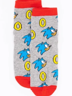 New Vanilla Underground Multicoloured Sonic the Hedgehog Calf Socks Set of 5