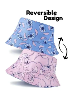 Sale Vanilla Underground Multi Girls Disney Lilo & Stitch Reversible Bucket Hat
