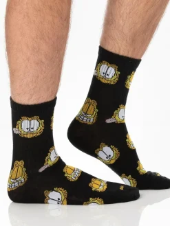Vanilla Underground Orange Mens Garfield Socks 3 Pack^ Socks|Socks