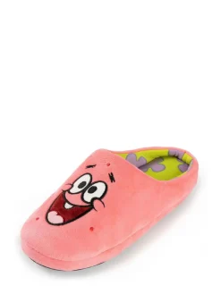 Vanilla Underground Pink SpongeBob SquarePants Patrick mule slippers^ Slippers|Slippers