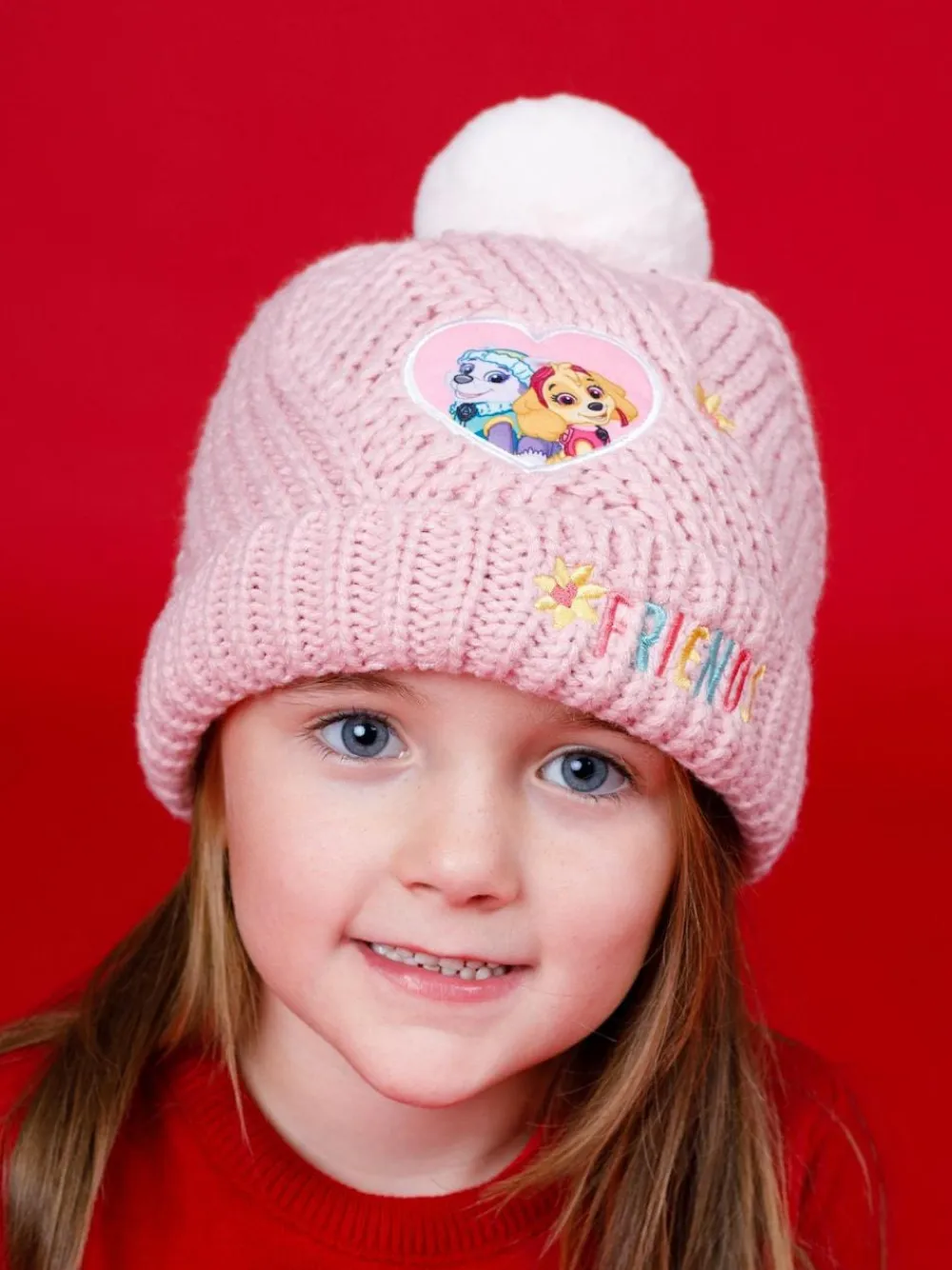 Best Vanilla Underground Pink Paw Patrol Girls Winter Beanie and Scarf Set