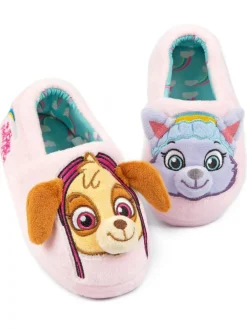 Outlet Vanilla Underground Girls Paw Patrol Slippers Pink