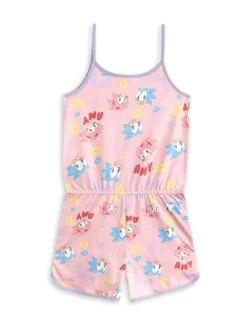 Vanilla Underground Pink Girls Sonic The Hedgehog Sleeveless Playsuit^ Jumpsuits & Playsuits