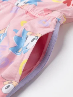 Vanilla Underground Pink Girls Sonic The Hedgehog Sleeveless Playsuit^ Jumpsuits & Playsuits