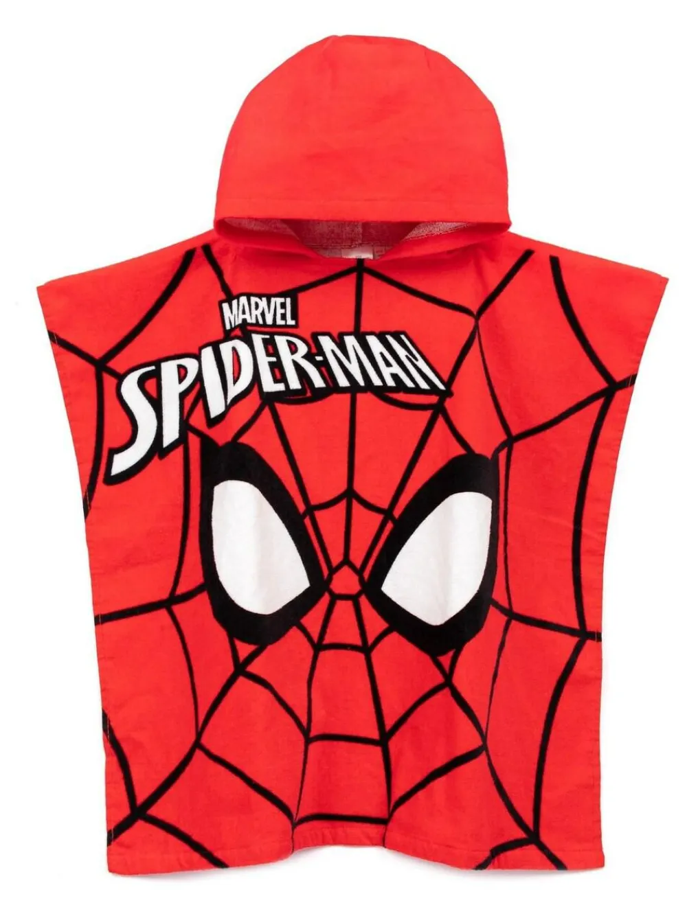 Vanilla Underground Red 100% Cotton Spider-Man Character Towel Poncho^BOY Swimwear|Swimwear