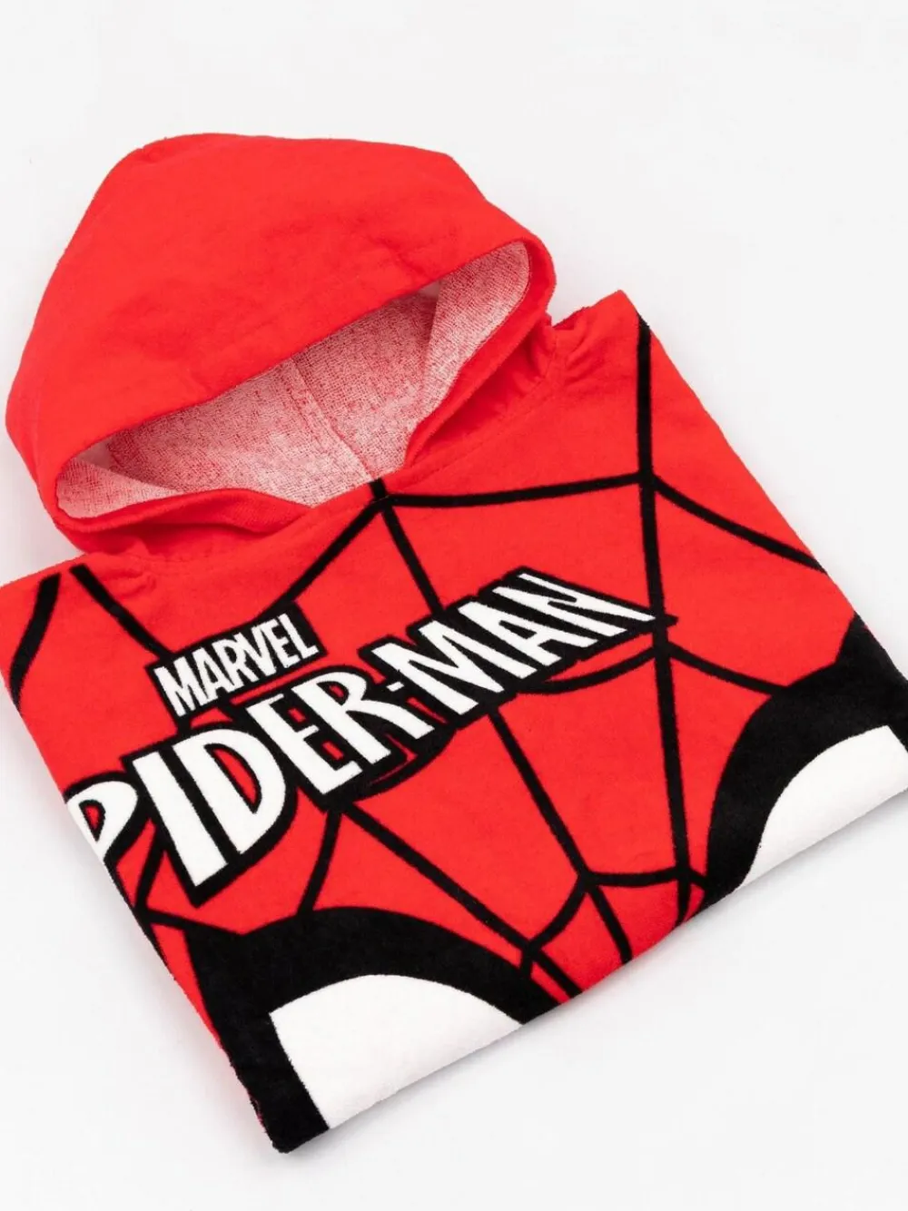 Vanilla Underground Red 100% Cotton Spider-Man Character Towel Poncho^BOY Swimwear|Swimwear