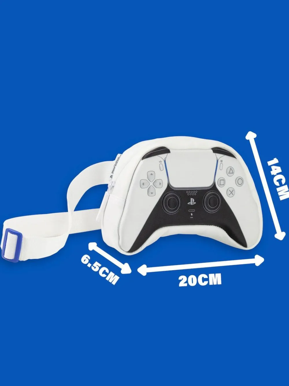 Vanilla Underground White PlayStation Logo Cross-Body Bag^BOY Bags