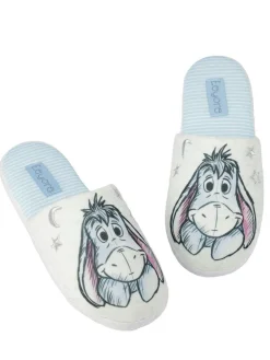 Vanilla Underground White Eeyore Womens Winter Mule Slippers^Women Slippers