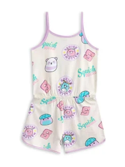 Online Vanilla Underground White Squishmallows Multicoloured Sleeveless Playsuit