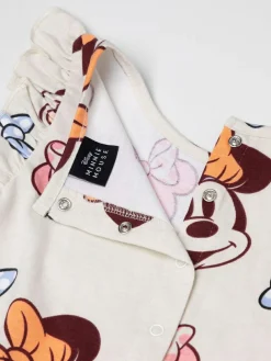 Vanilla Underground White Disney Minnie Mouse Multicoloured Sleeveless Playsuit^ Jumpsuits & Playsuits