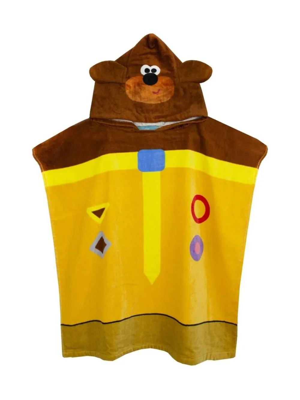 Vanilla Underground Yellow Hey Duggee 100% Cotton Character Towel Poncho^BOY Swimwear|Swimwear