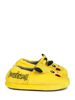 Vanilla Underground Yellow Pokemon Winter Slippers^BOY Nightwear