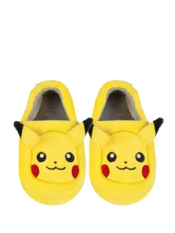 Vanilla Underground Yellow Pokemon Winter Slippers^BOY Nightwear