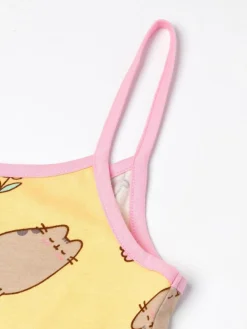 New Vanilla Underground Yellow Girls Pusheen Sleeveless Playsuit