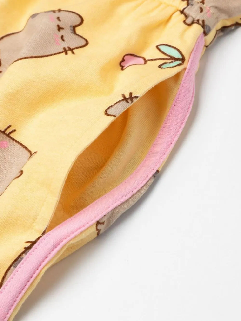 New Vanilla Underground Yellow Girls Pusheen Sleeveless Playsuit