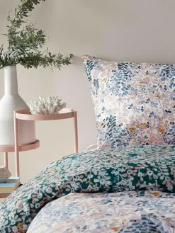 Vantona Blue Ditsy Floral Duvet Cover and Pillowcase Set