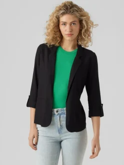 VERO MODA Linen Blend 3/4 Sleeve Jacket^Women Blazers