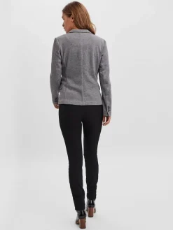 Sale VERO MODA Grey Fitted Blazer