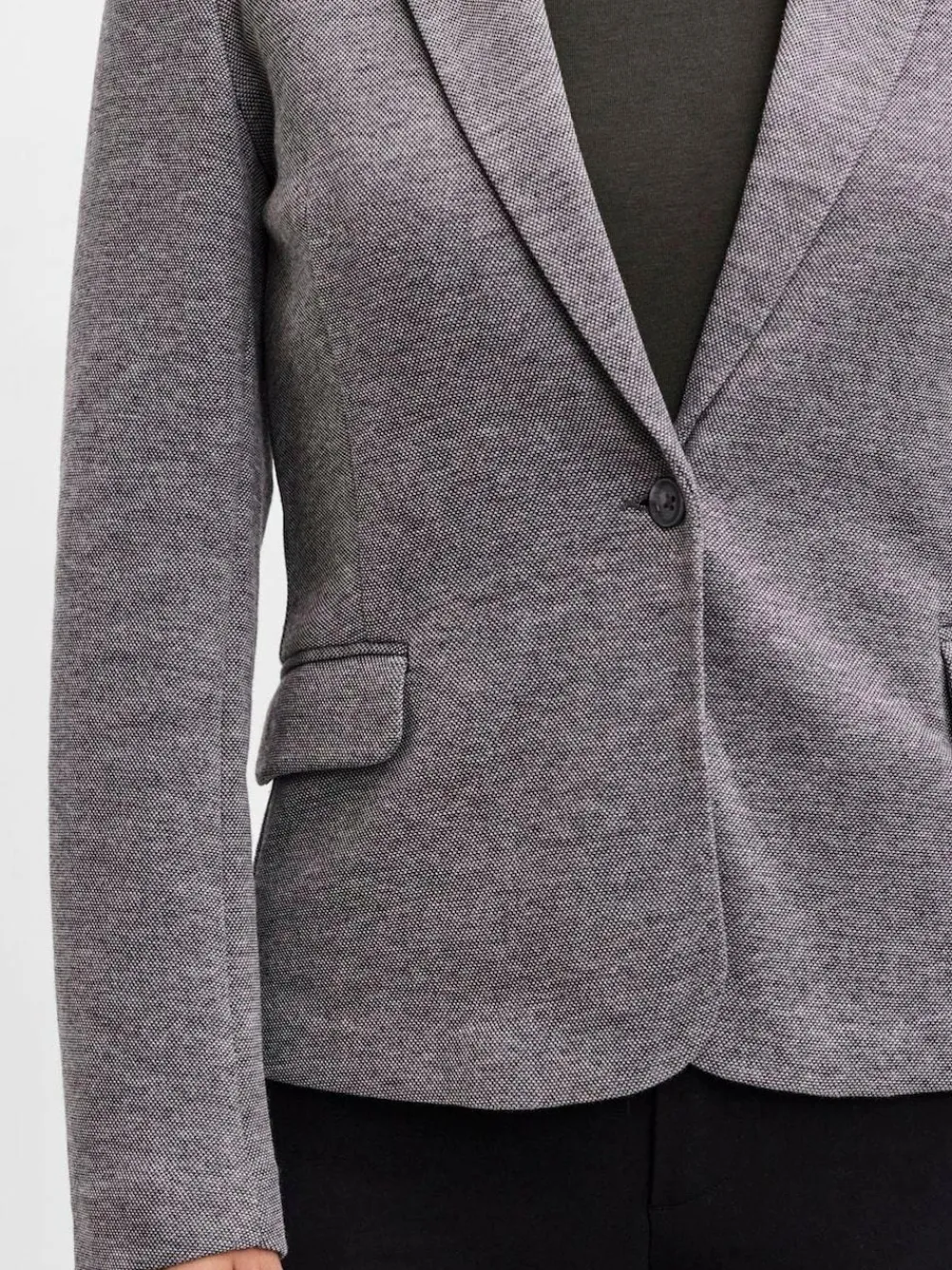 Sale VERO MODA Grey Fitted Blazer