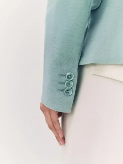 VERO MODA Light Teal Fitted Blazer^Women Suits & Tailoring|Blazers