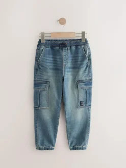 Next Cargo Jeans With Elasticated Waist (3-16yrs)^BOY Jeans|Jeans