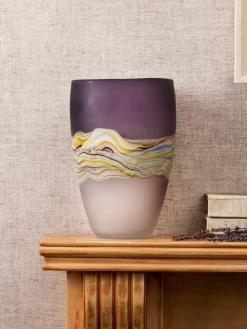 Outlet Voyage Maison Amethyst Marcellus Hand-Blown Glass Vase