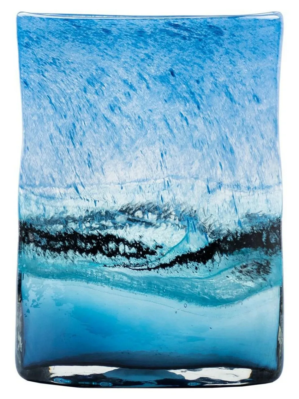 Voyage Maison Cobalt Alaborg Hand Blown Glass Vase^ Glassware