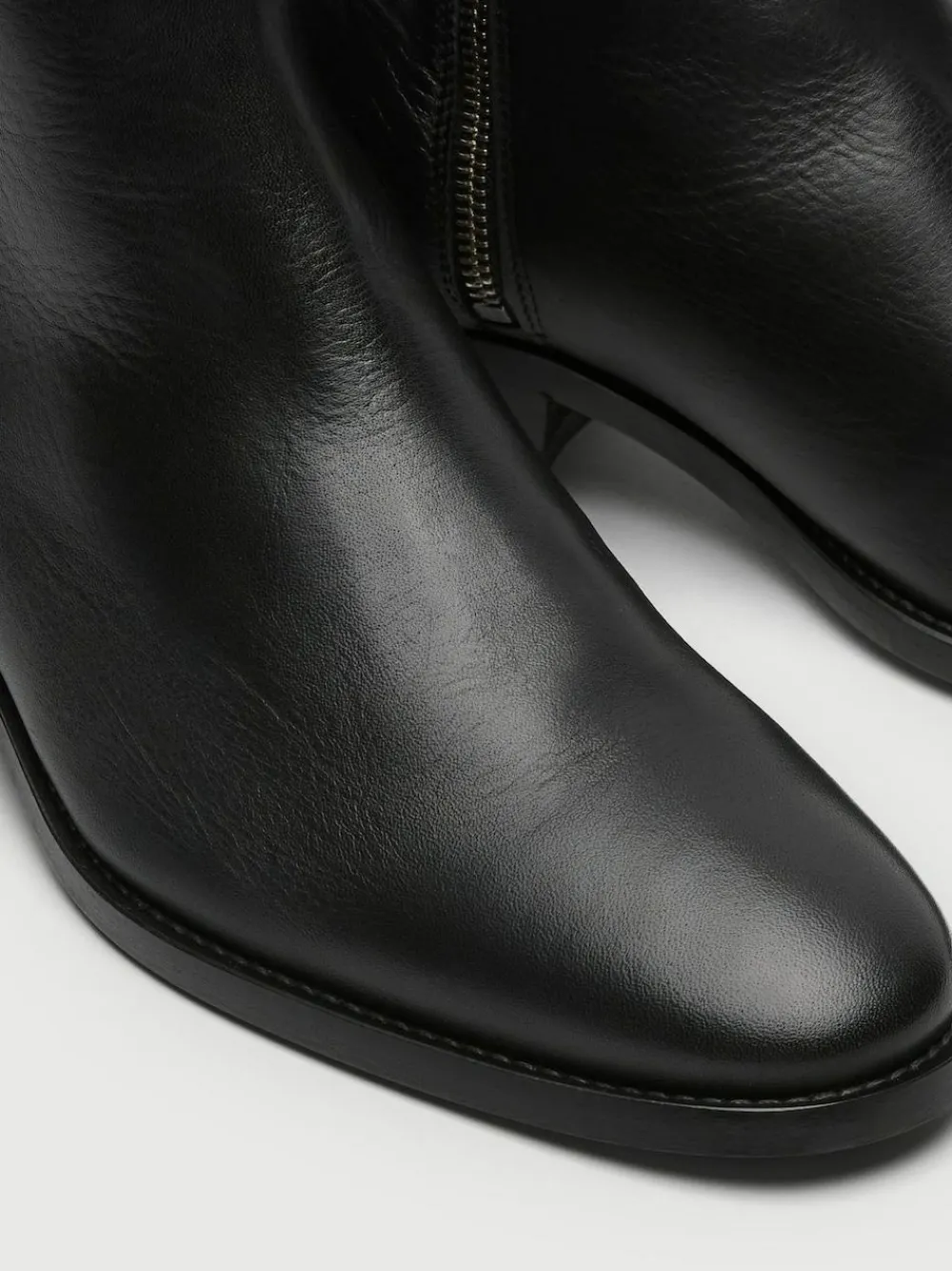 Walk London Black Leather Hoxton Zip Boots^ Boots|Boots