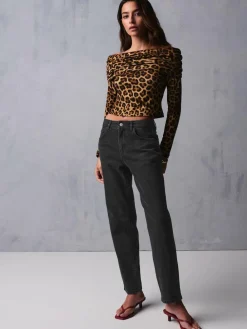 Next Mom Comfort Stretch Jeans Washed Black