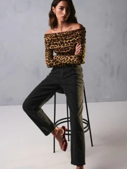 Next Mom Comfort Stretch Jeans Washed Black