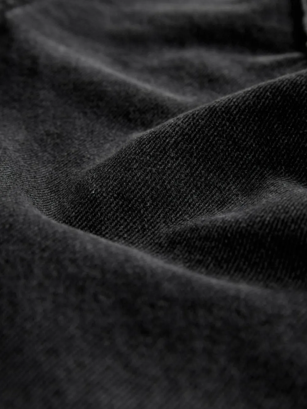 Hot Next Pintuck Wide Leg Denim Joggers Washed Black