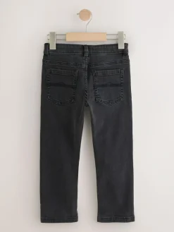 Next Washed Black Regular Fit Stretch Jeans (3-17yrs)^BOY Jeans|Jeans