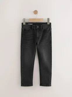 Next Washed Black Skinny Fit Stretch Jeans (3-17yrs)^BOY Jeans|Jeans
