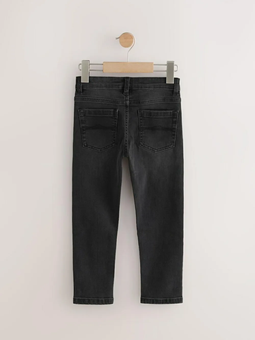 Next Washed Black Skinny Fit Stretch Jeans (3-17yrs)^BOY Jeans|Jeans