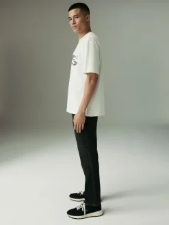 Outlet Next Washed Black Slim Fit Comfort Stretch Jeans