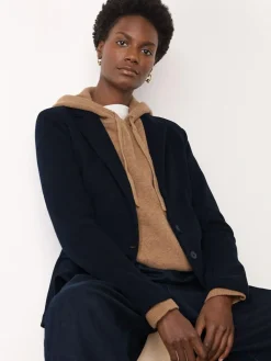 Whistles Blue Slim Jersey Jacket^Women Blazers