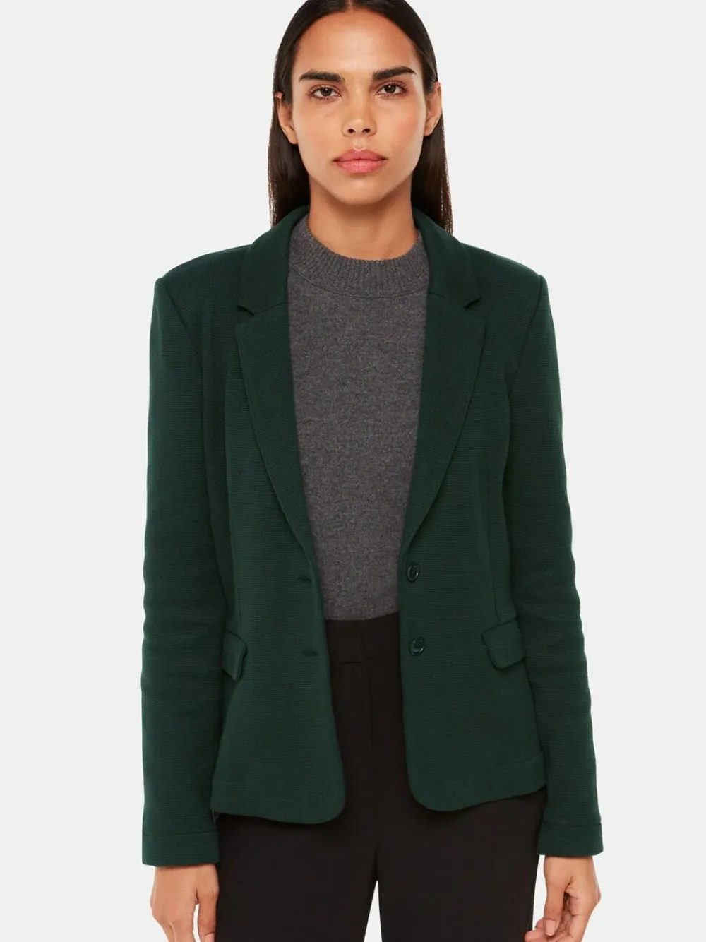 Outlet Whistles Green Slim Jersey Jacket