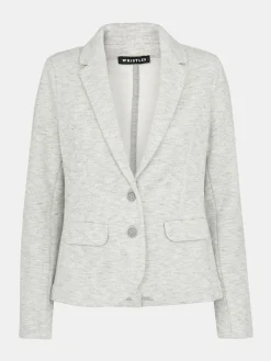 Whistles Grey Slim Jersey Jacket^Women Blazers
