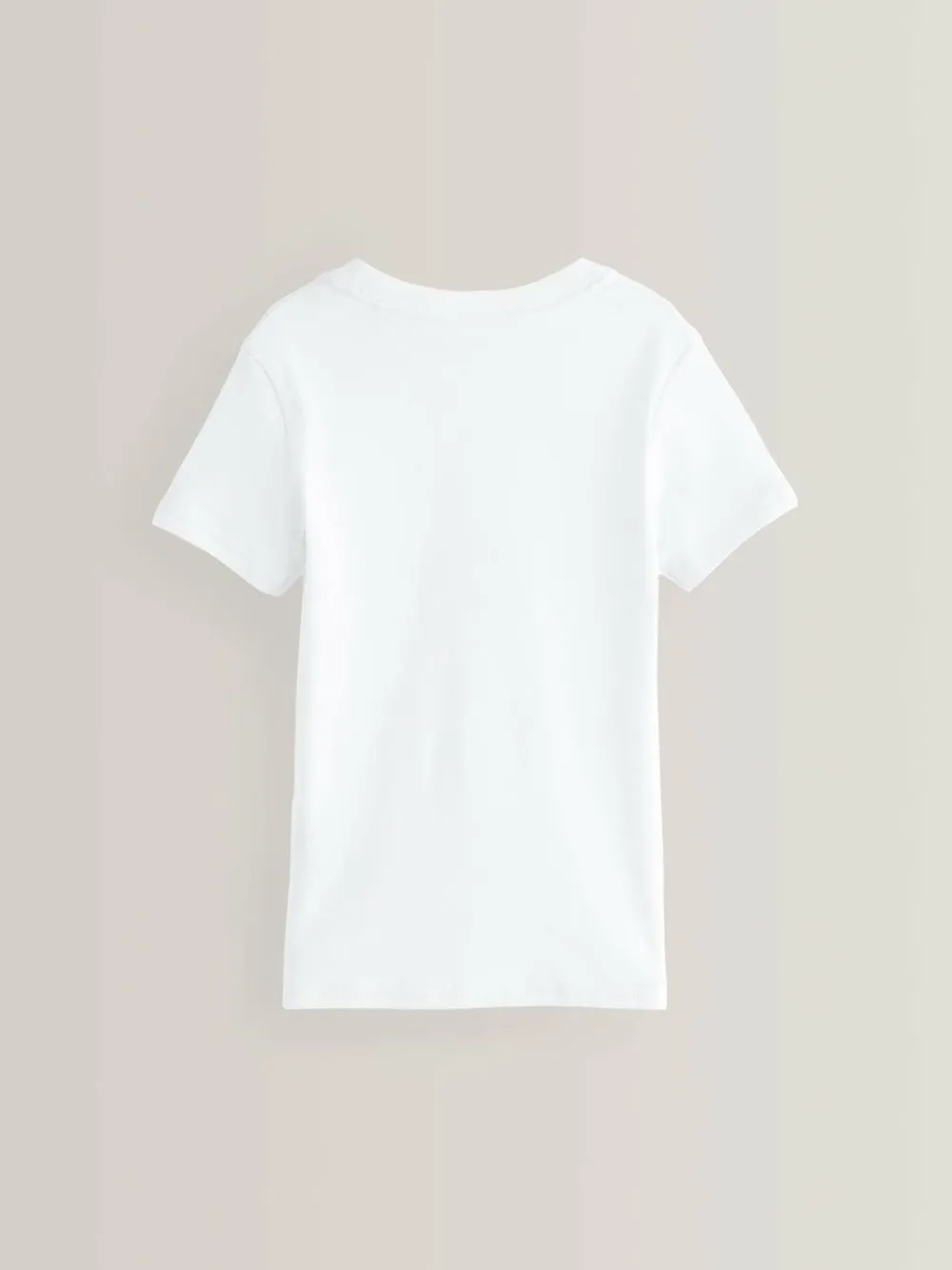 Online Next 100% Cotton Short Sleeve Vests 3 Pack (1.5-16yrs) White