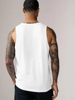 Next 100% Cotton Vests 4 Pack^ Nightwear|Underwear
