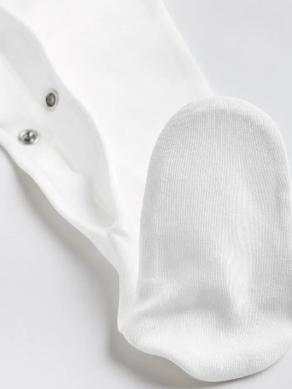 Next White 5 Pack 100% Cotton Baby Sleepsuits (0-18mths)^BOY Unisex|Nightwear