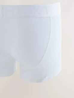 Next White 5 Pack A-Front Cotton Rich Boxers^ Underwear|Underwear