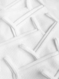 Online Next White 10 Pack Baby Strappy Bodysuits