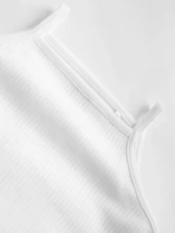 Next White 5 Pack Baby Strappy Bodysuits^BOY Unisex|Bodysuits & Vests